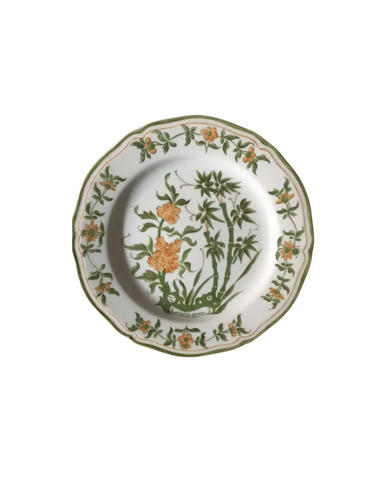 Sveva's Home Porcelain Floral Dining Plates Big and Small Set of 4