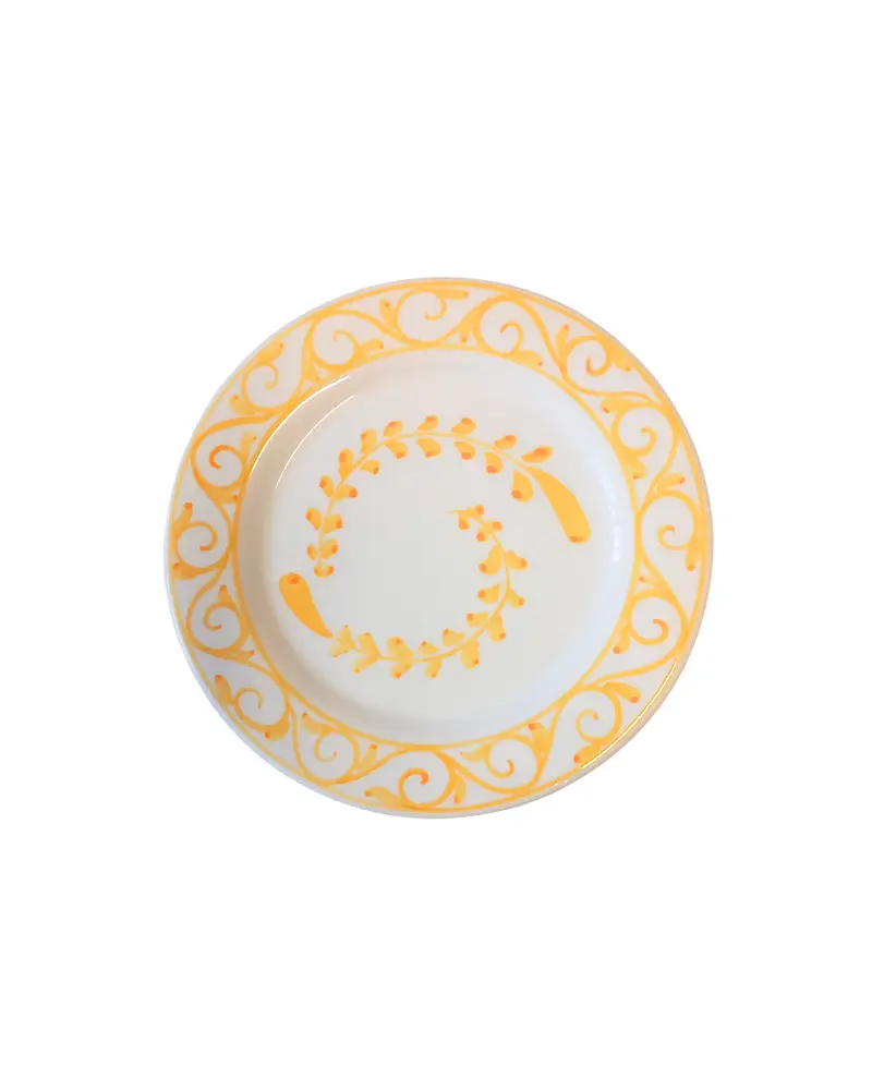 Sveva's Home Sea Yellow Plate Big and Small Dining Plates Set of 4