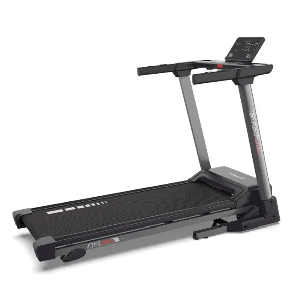 Tapis Roulant TFK 390 con HRC, Compatibile con Zwift e Kinomap, Sistema di Ammortizzazione Soft Tech Cushions