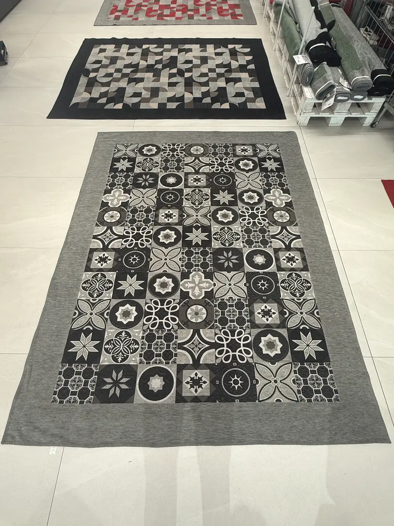 Tappeto Incanto (Dis. 7205 Ceramic) - 140x180cm - grigio