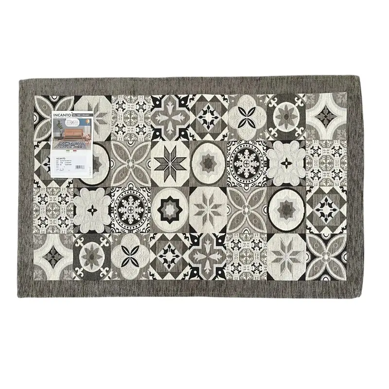Tappeto Incanto (Dis. 7205 Ceramic) - 210x270 cm- Tortora