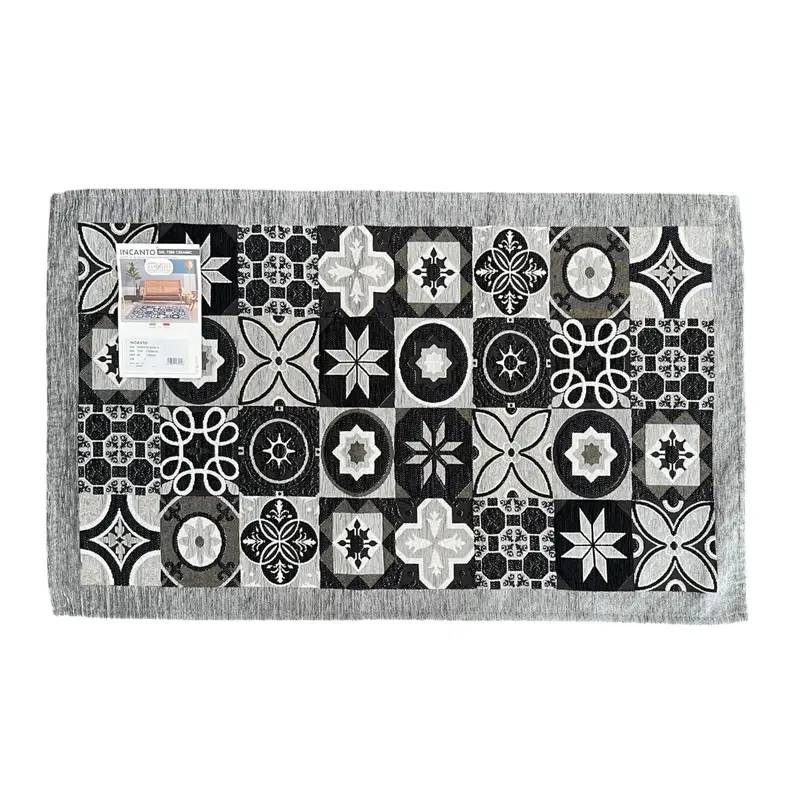 Tappeto Incanto (Dis. 7205 Ceramic) - 65 x 110 cm - Grigio