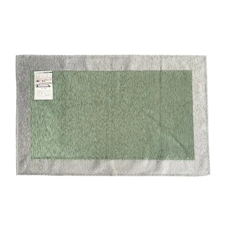 Tappeto Incanto (Dis. 7209 Plain) - 65x 110 cm - Salvia