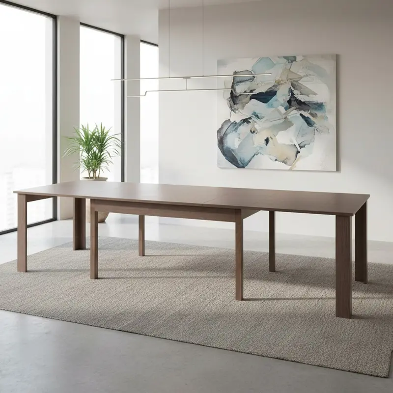 Tavolo allungabile Lipsia 160x90 in colore larice