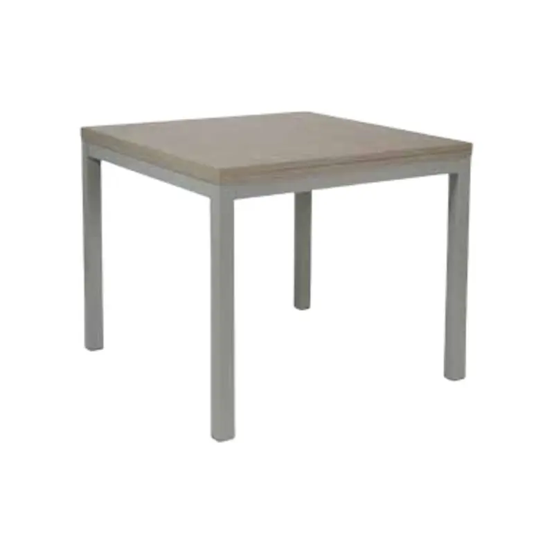 Tavolo allungabile Monster 90x90 struttura alluminio e piano larice grigio