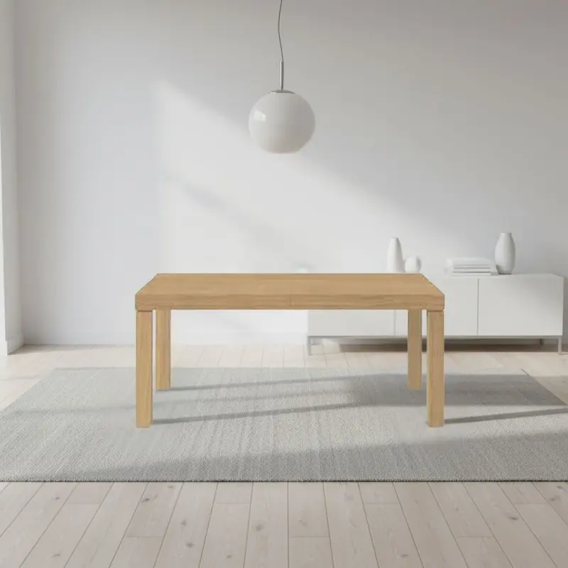 Tavolo Imab Piana T07 in rovere mielato con 2 allunghe 160x90x74.6 H cm.