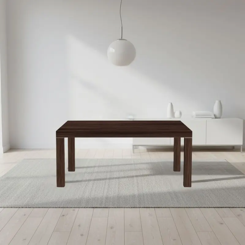 Tavolo Imab Piana T08 in olmo moro con 4 allunghe 160x90x74.6 cm.