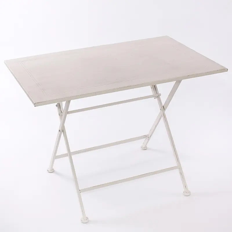 Tavolo pieghevole in metallo 80x55H58