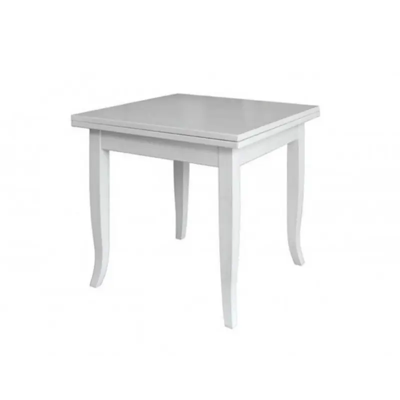 Tavolo quadrato allungabile Verona bianco 90x90