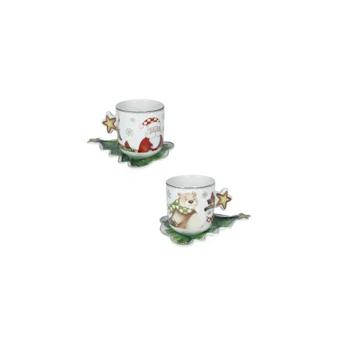 TAZZA RACCONTI SET 2 PZ NEW BONE CHINA