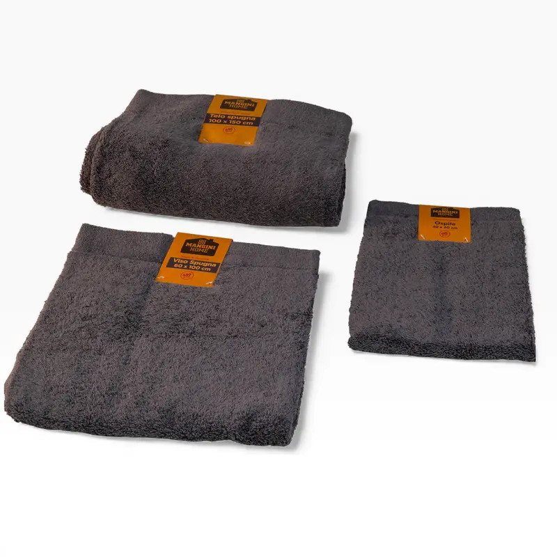 Telo-Viso-Ospite spugna - Grigio scuro
