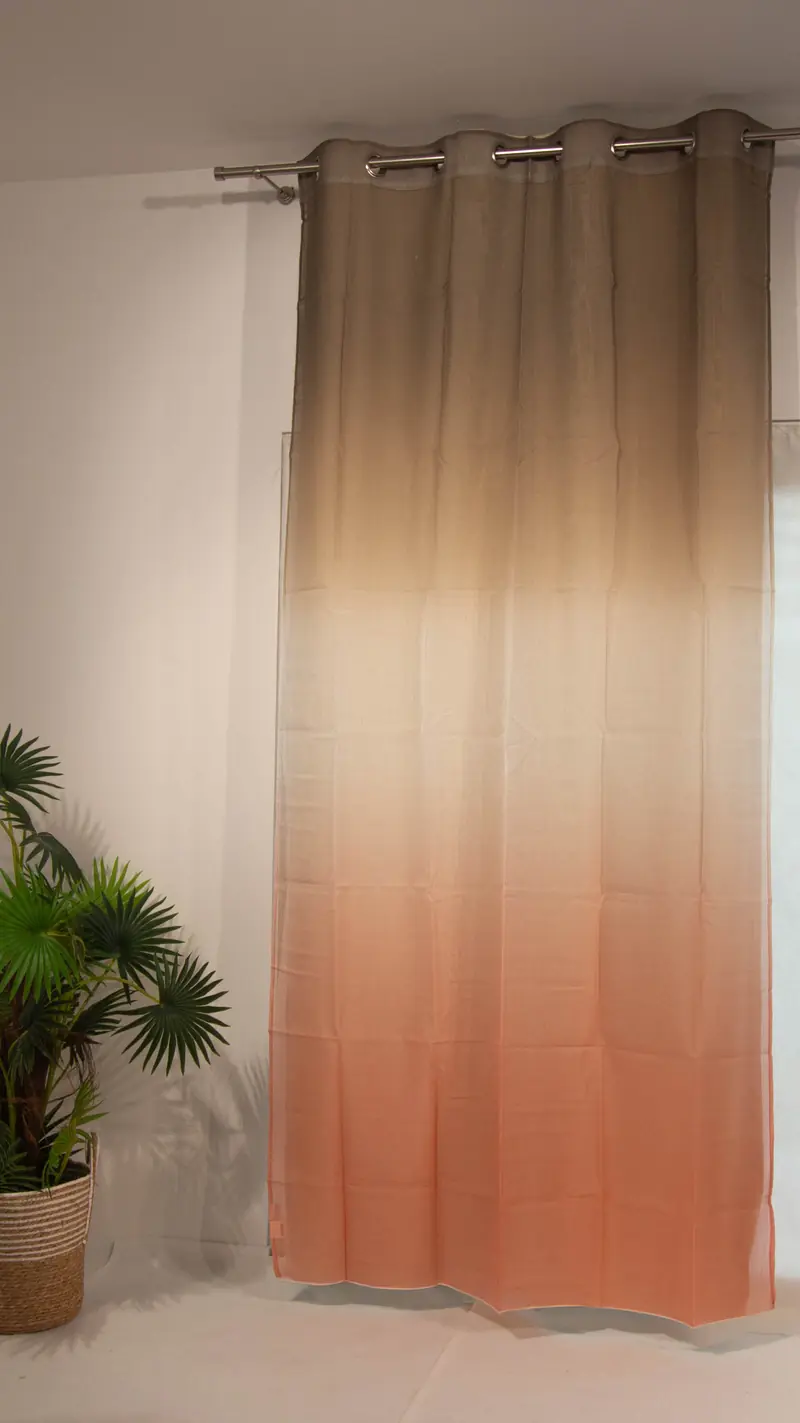 Tenda interni LineaOro - fantasia Cleo - Rosa/Marrone