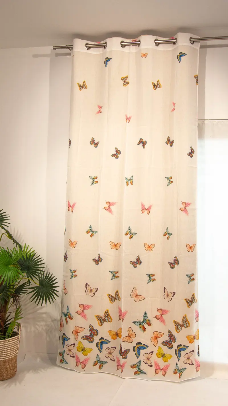 Tenda interni LineaOro - fantasia Multicolor farfalle