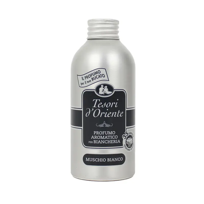 TESORI D'ORIENTE PROFUMO AROMATICO PER BIANCHERIA 250ML 35 LAVAGGI MUSCHIO BIANCO