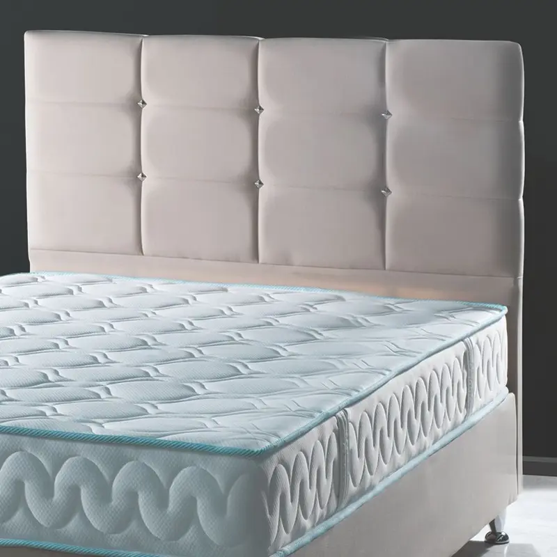 Testiera letto Nova 120x8x110H cm. in ecopelle tortora
