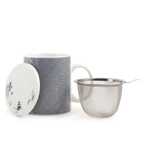 Tisaniera seta con filtro in acciaio inox cc 340H&H