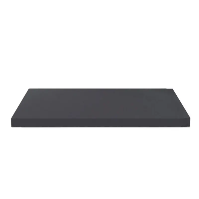 Top non forato 195x60x3.8 con bordo poliuretano in antracite satinato