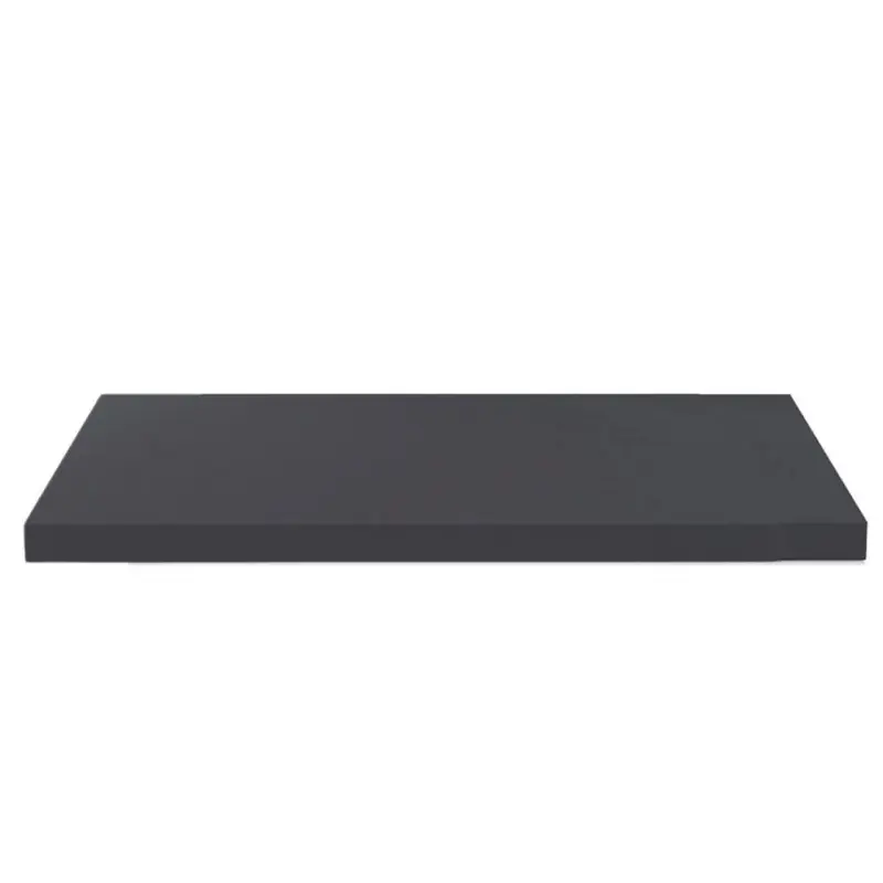 Top non forato 240x60x3.8 con bordo poliuretano in antracite satinato