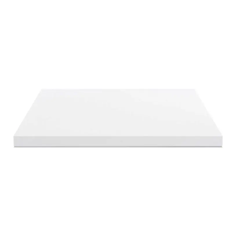 Top per bagno 100x47x4 con bordo poliuretano in bianco