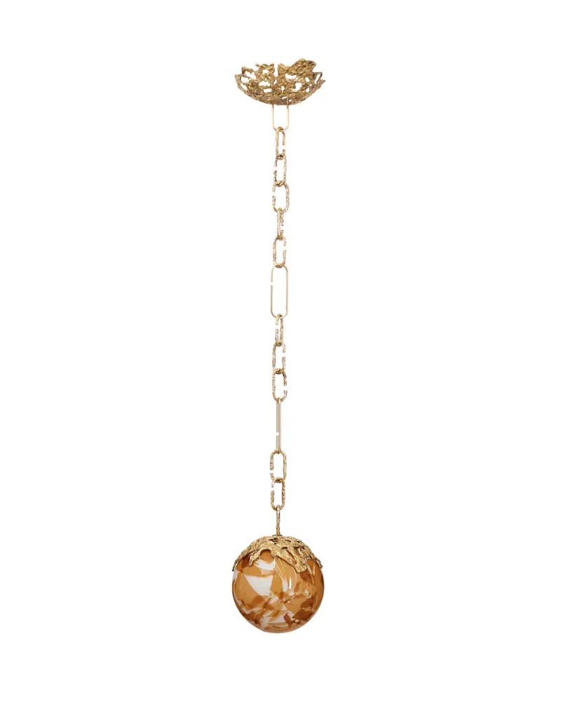 TOPAZ BROKEN CHARM - single globe
