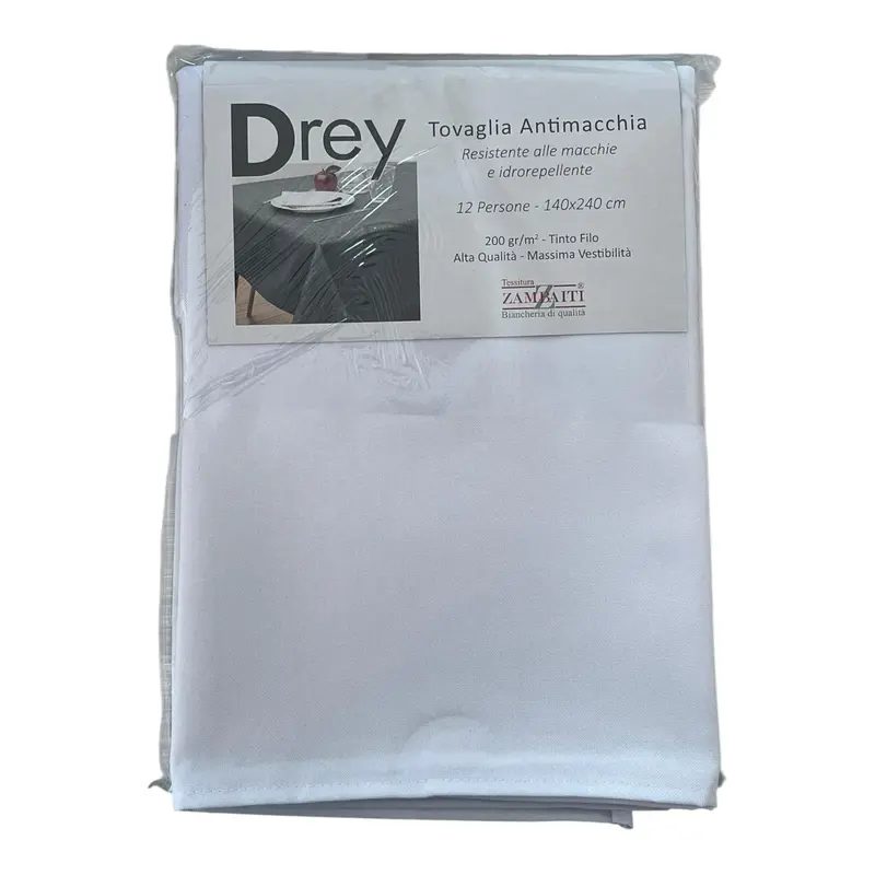 Tovaglia antimacchia Drey - Bianco