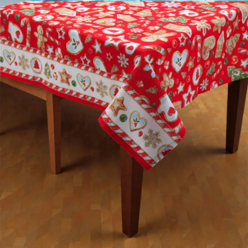 Tovaglia Natale in Misto Cotone "Karima"