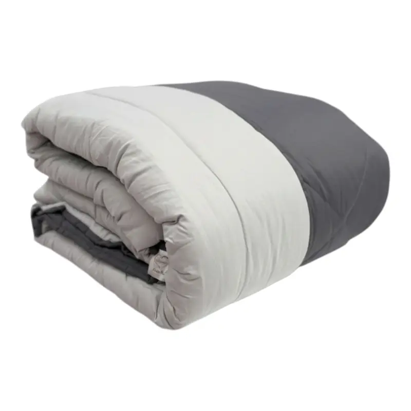 Trapunta - bicolore grigio chiaro/grigio scuro