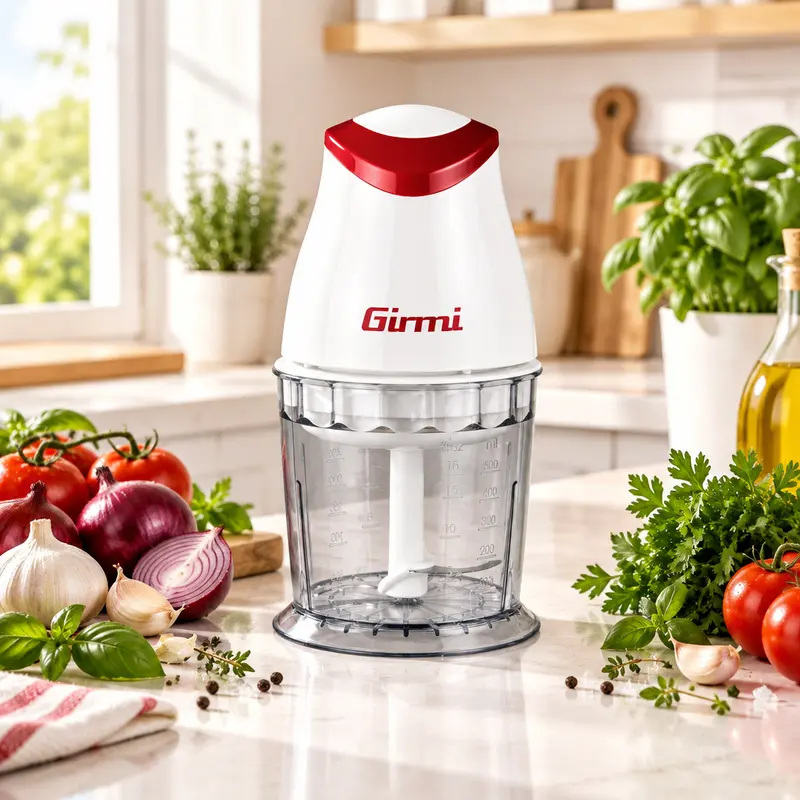 Tritatutto elettrico Girmi – 350 W – capacità 500 ml – Ø12 × 23 cm