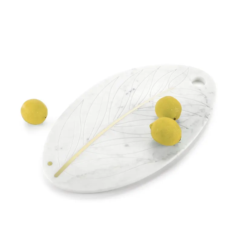 Tropical - serving plate/cutting board in marble