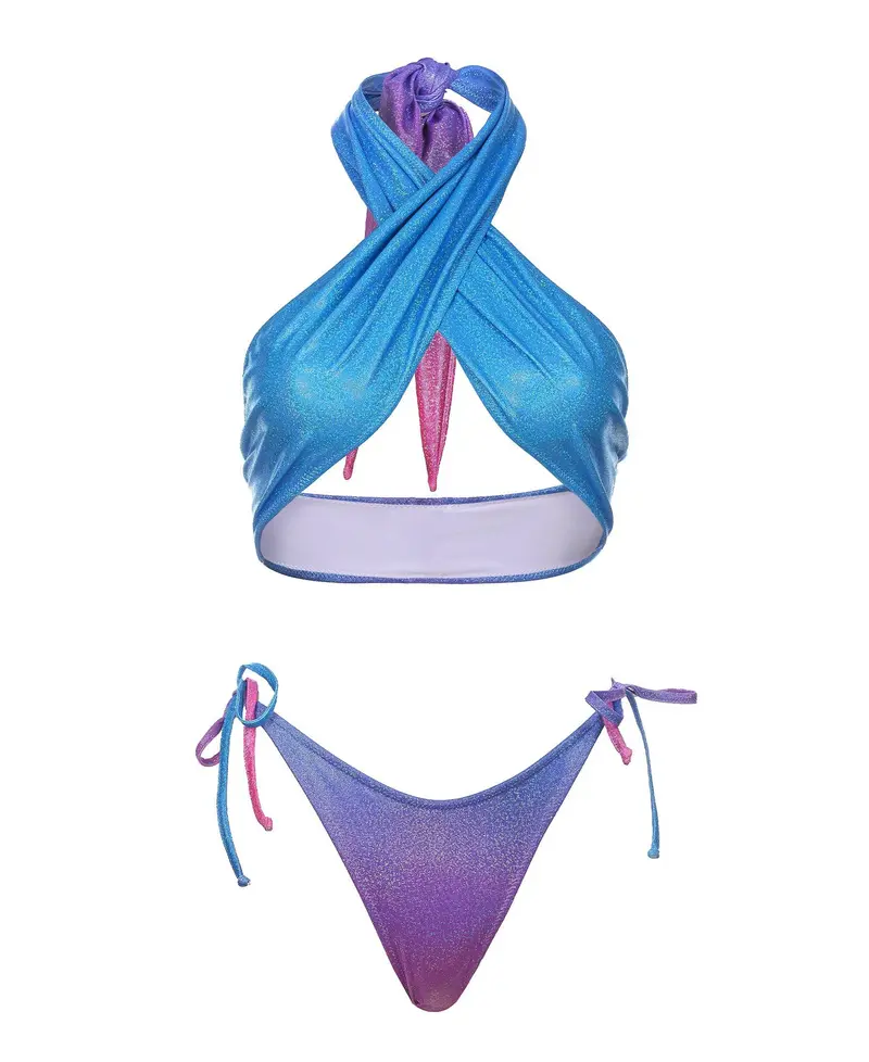 TWIST BIKINI - BLUE