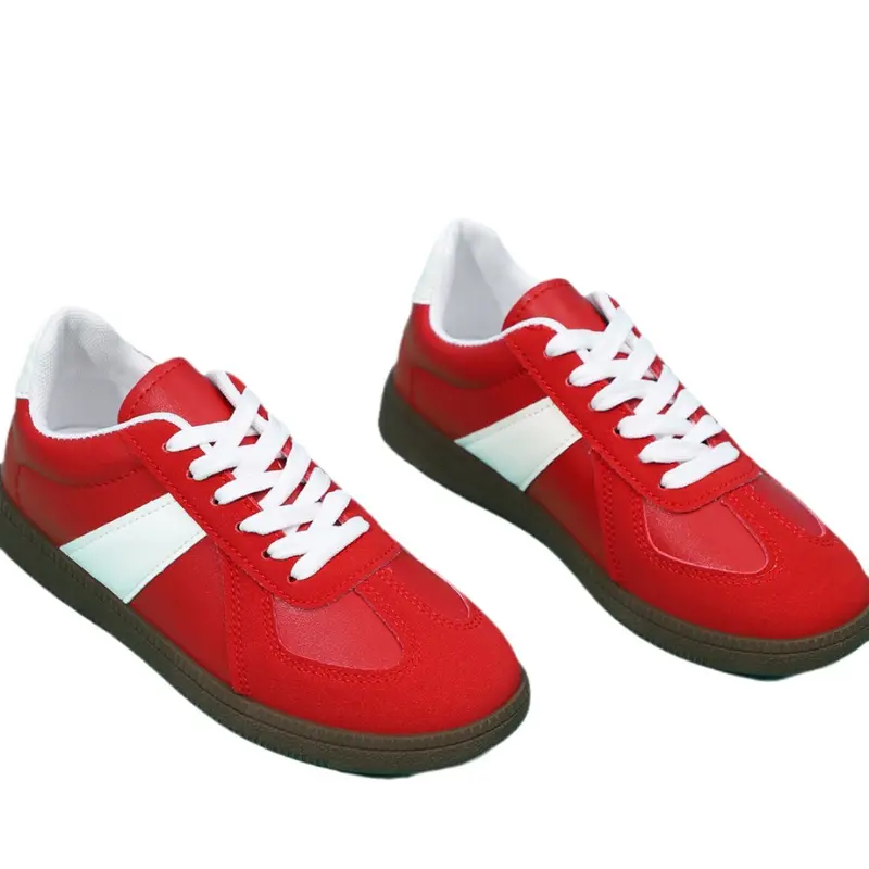 Urban Contrast Lace-Up Sneakers