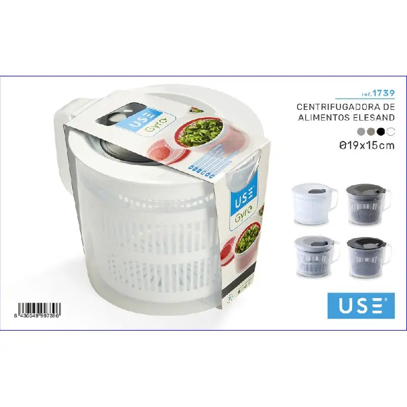 USE GYRO CENTRIFUGA PER INSALATA CM.19X15 COLORI ASSORTITI