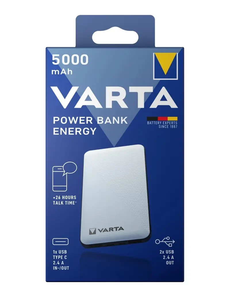 VARTA POWER BANK ENERGY 5000 mAh