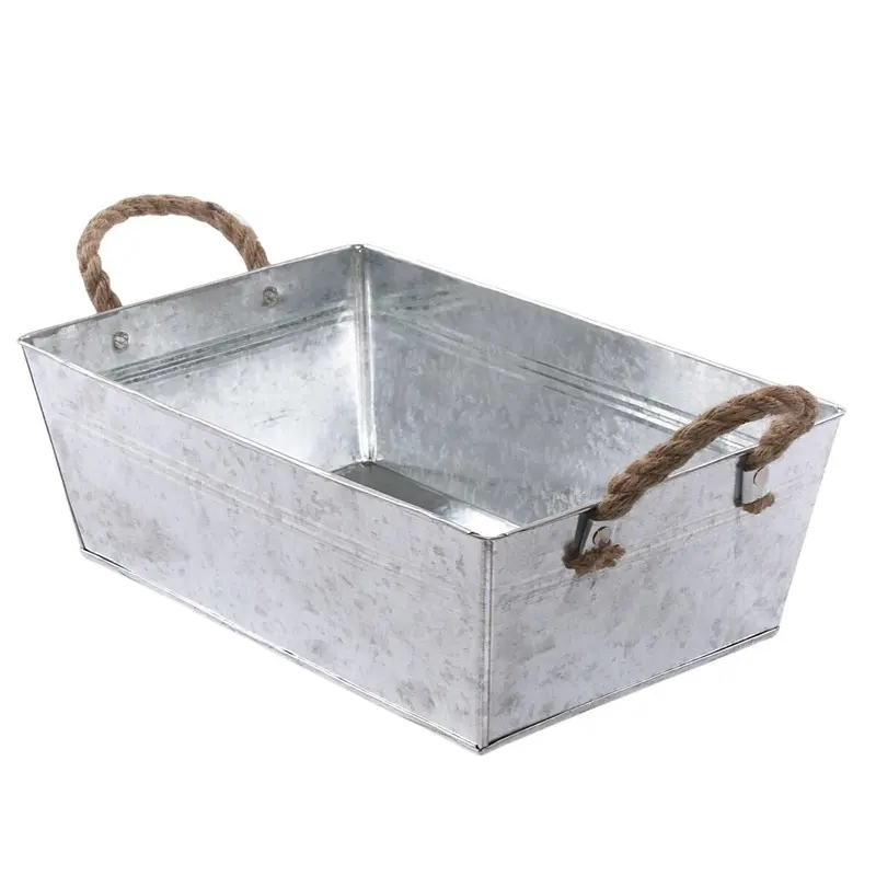 Vaschetta in latta zinco 35X23H12