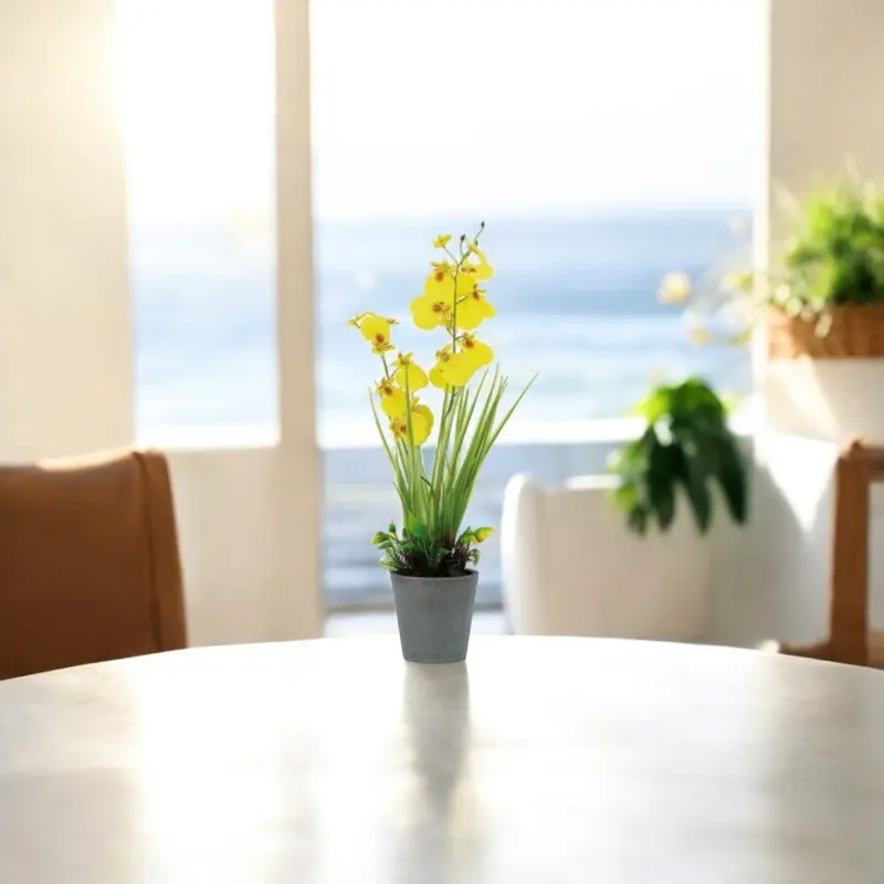 Vaso con Orchidea Decorativa