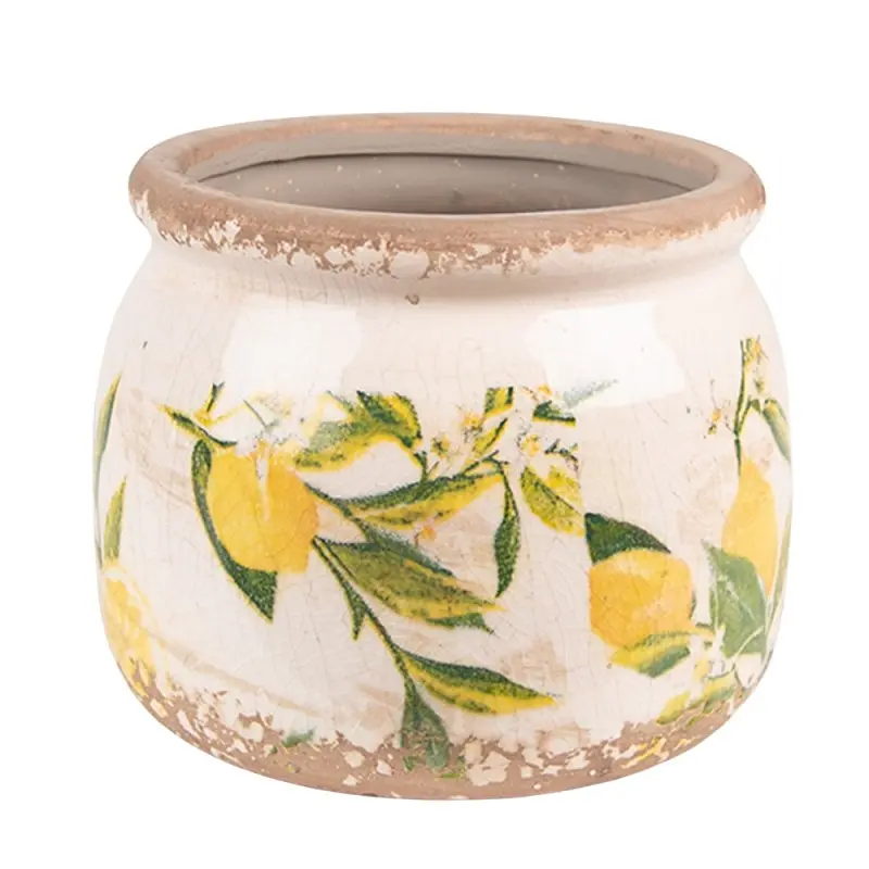 Vaso in Ceramica Limoni Ø 12x9 cm