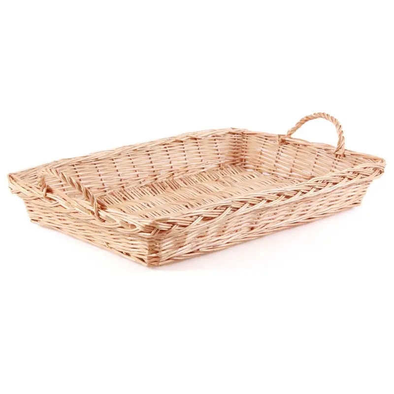 Vassoio in vimini 66X42 H.11,5