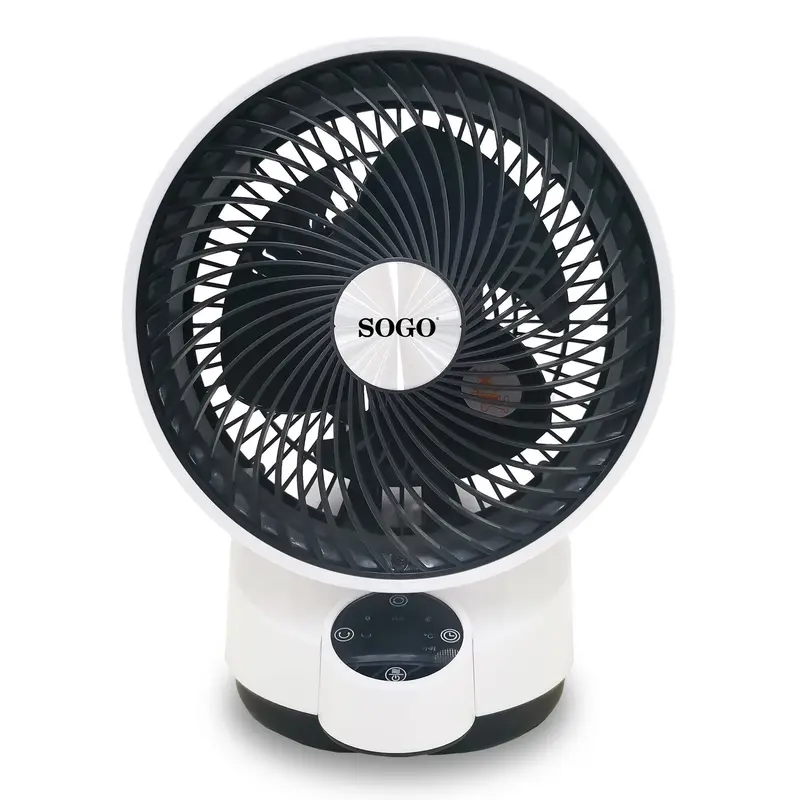 Ventilatore Circolatore d’Aria SOGO da Tavolo 25 cm 50W con Display Digitale e 3 Modalità