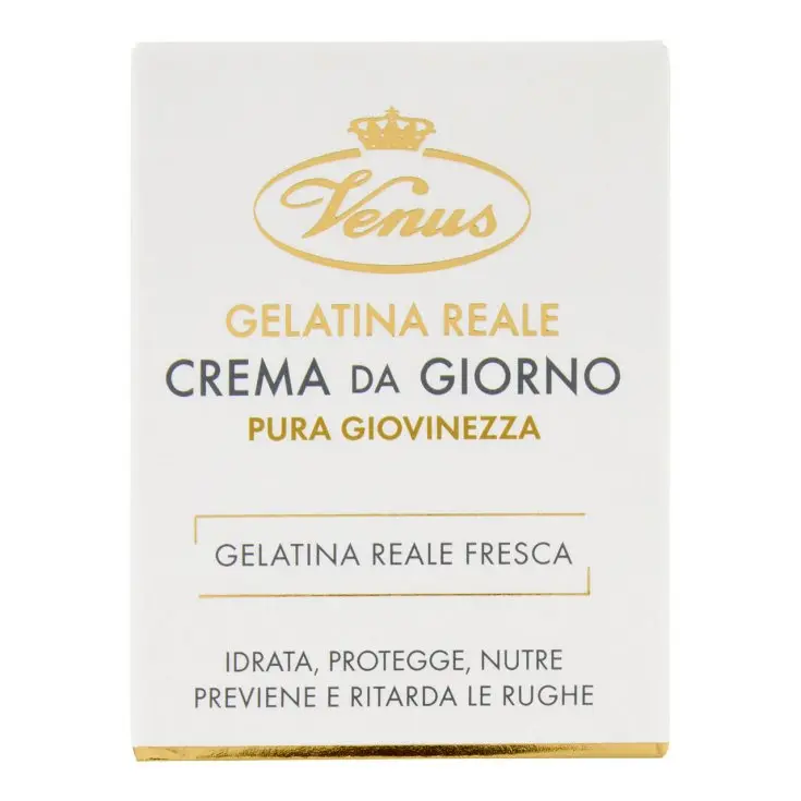 VENUS CREMA VISO 50ML GELATINA REALE CREMA DA GIORNO PURA GIOVINEZZA GEALATINA REALE FRESCA