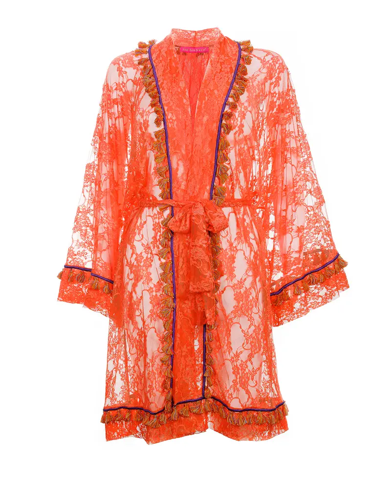 VERSAILLES KIMONO - PEACH