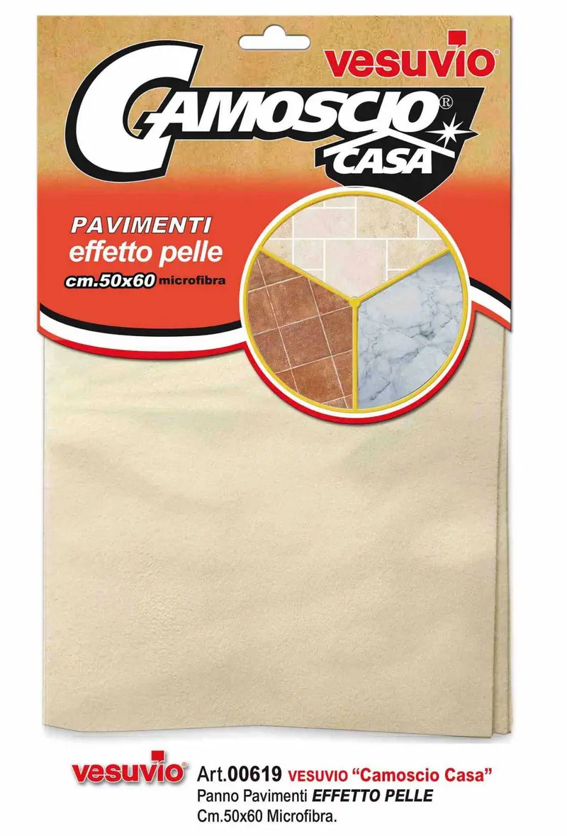 VESUVIO CAMOSCIO CASA PAVIMENTI EFFETTO PELLE CM.50X60 MICROFIBRA ART.00619