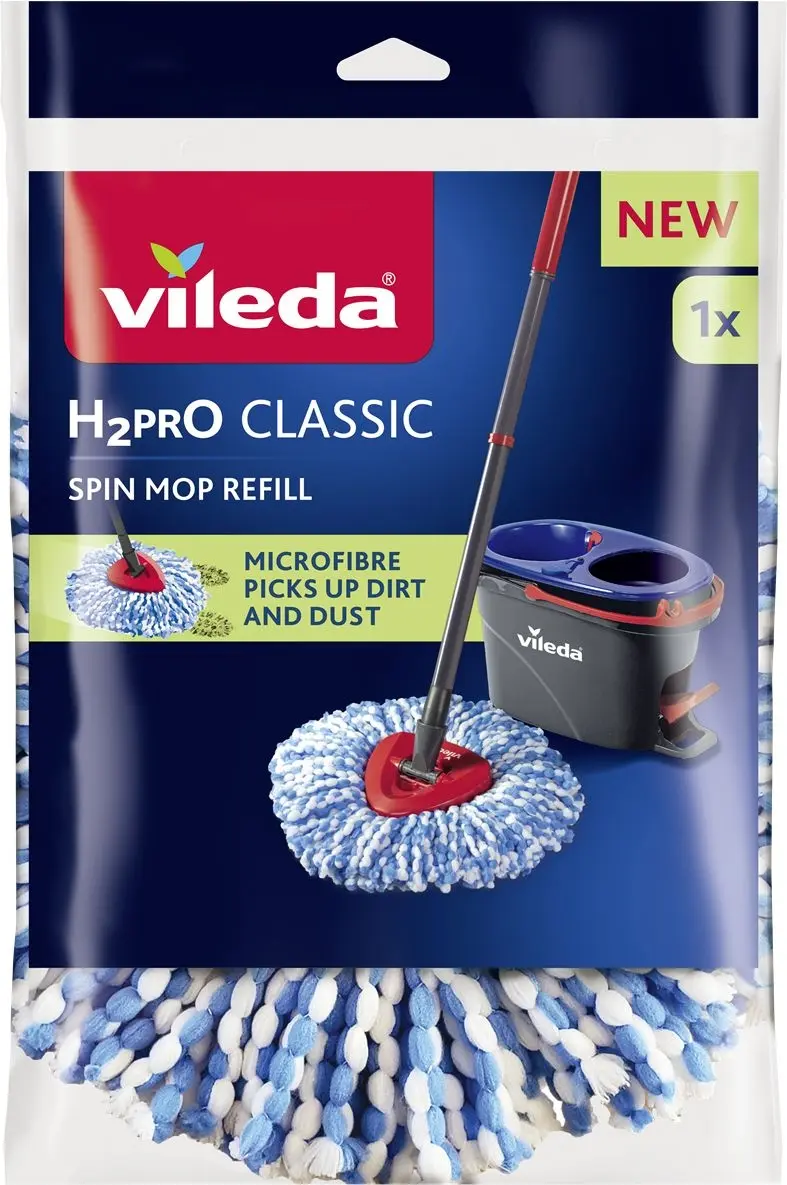 VILEDA H2PRO CLASSIC SPIN MOP REFILL RICAMBIO 1PZ