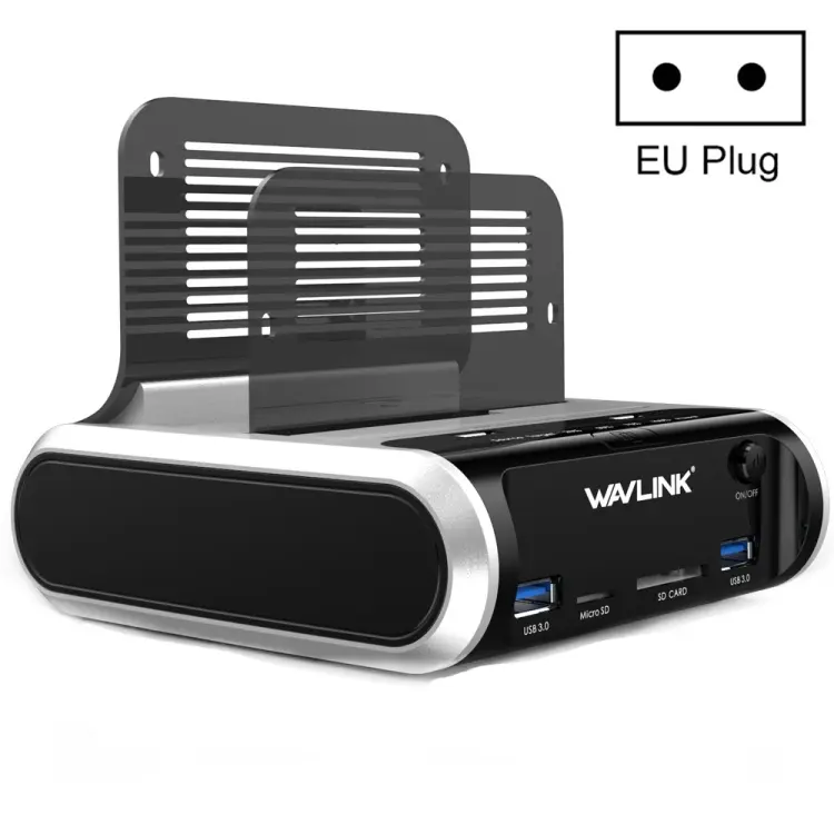 Wavlink ST336A SSD HDD Fast Offline Clone SATA USB 3.0 External Hard Drive Case(EU Plug)