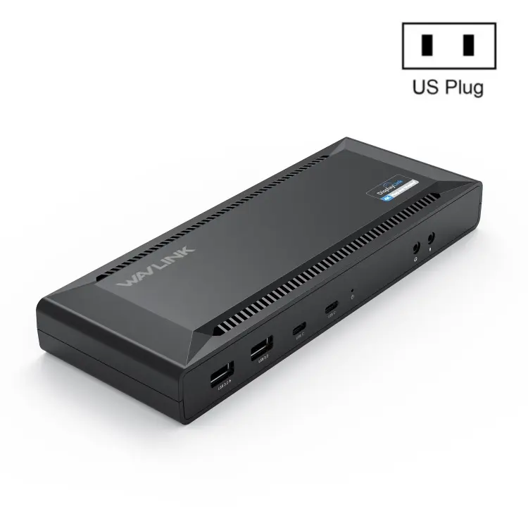 Wavlink UG69PD2 Dual 4K Fast Charging Integrated Docking Station, Plug