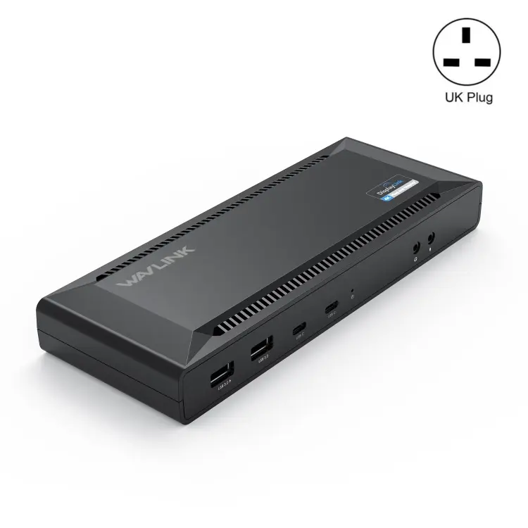 Wavlink UG69PD2 Dual 4K Fast Charging Integrated Docking Station, Plug