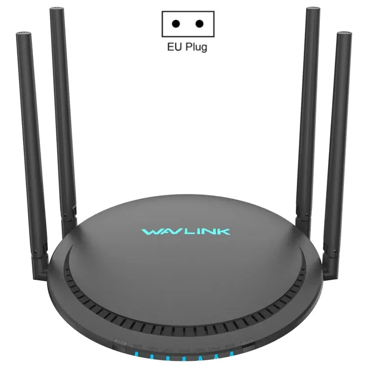WAVLINK WN531P3 WAN / LAN Port Signal Booster Wireless Repeater AC1200 Wireless Routers, Plug