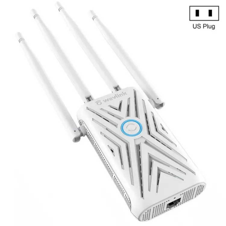 WAVLINK WN579A3 Home WiFi Extender 1200Mbps 2.4GHz / 5GHz Dual Band AP Wireless Router, Plug