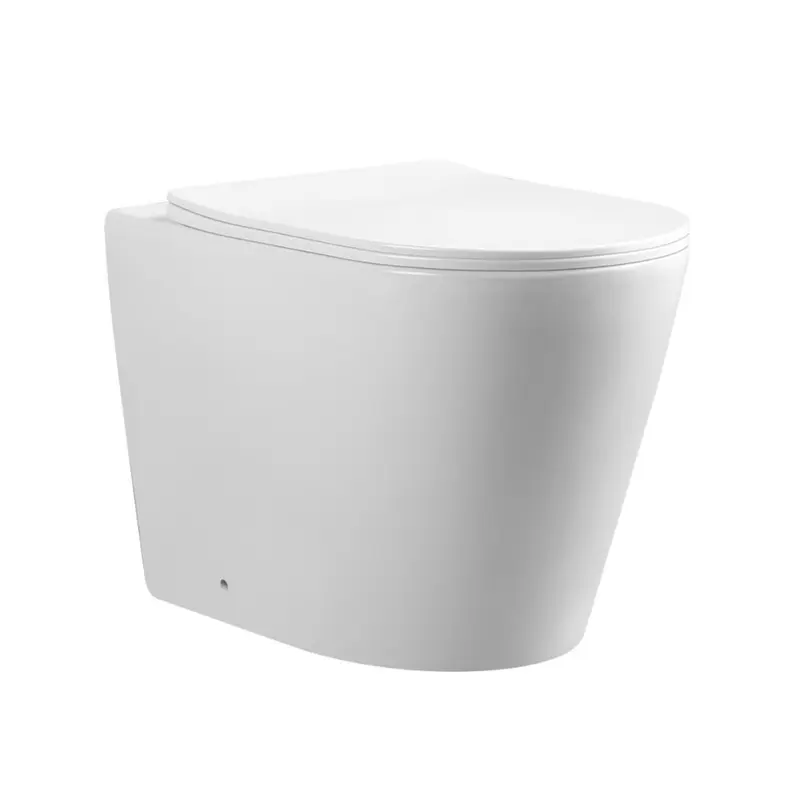 WC a pavimento YJ-3380BI in bianco lucido 36x56x40 cm.