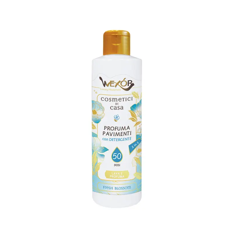 WEXOR COSMETICI DI CASA PROFUMA PAVIMENTI CON DETERGENTE 2IN1 235ML 50 DOSI FRESH BLOSSOM