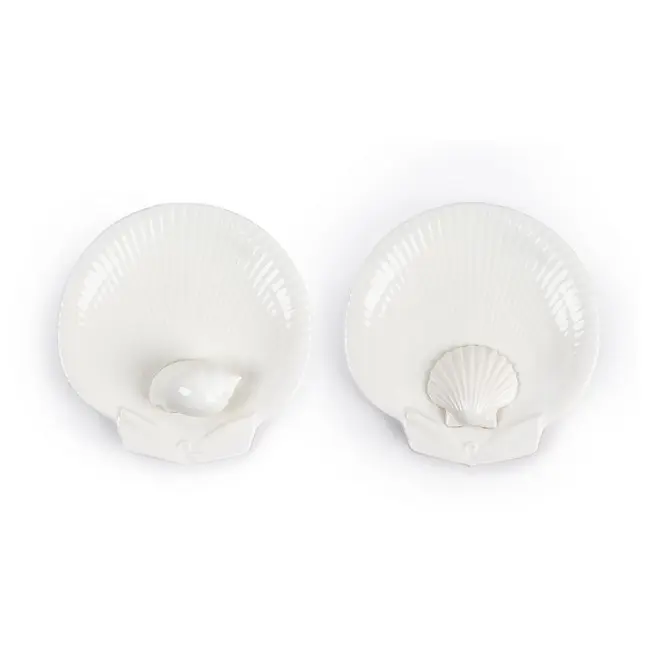 WHITE VENUS 3D DESSERT PLATES